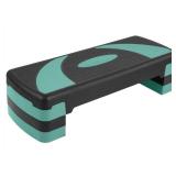 Step Aerobic Platform, 31" Exercise Step with 3 levels Adjustable Height (DAMAGE-SEE PICS)