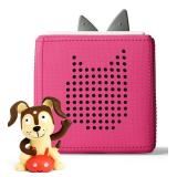 Toniebox 1 Audio Player Starter Set with Playtime Puppy - Listen, Learn, and Play with One Huggable Little Box - Pink
