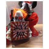 Haunted Hill Farm 5.75-ft Freestanding Talking Lighted Billy Barker Clown Animatronic
