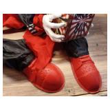 Haunted Hill Farm 5.75-ft Freestanding Talking Lighted Billy Barker Clown Animatronic