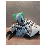 Haunted Hill Farm 5.92-ft Freestanding Talking Lighted Herbert Clown Animatronic - Retail: $66
