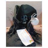 Haunted Hill Farm 7.5-ft Freestanding Lighted Life Size Witch Animatronic - Retail: $60