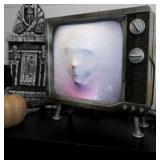 Haunted Hill Farm 11.8 in Haunted TV by Tekky, Premium Halloween Animatronic, HHHAUNTTV-1FLSA - Retail: $70