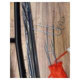 GoSports 7 ft x 7 ft PRO Baseball & Softball Practice Hitting & Pitching Net with Bow Type Frame - Retail: $100