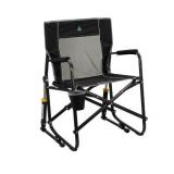 GCI Outdoor Freestyle Rocker Foldable Rocking Camping Chair, Black - Retail: $80