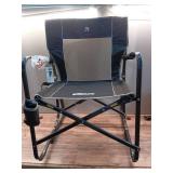 GCI Outdoor Freestyle Rocker Foldable Rocking Camping Chair, Black - Retail: $80