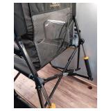 GCI Outdoor Freestyle Rocker Foldable Rocking Camping Chair, Black - Retail: $80