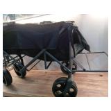 Academy Sports + Outdoors XL Folding Wagon with Tailgate and Strap (Damage) - Retail: $150