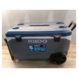 Igloo Latitude 90 qt MaxCold Roller Cooler (Damage-See Pics) - Retail: $120