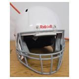 Riddell Victor Youth Football Helmet, White/Gray, X-Large - Retail: $130