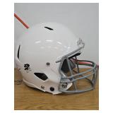 Riddell Victor Youth Football Helmet, White/Gray, X-Large - Retail: $130