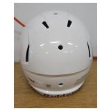 Riddell Victor Youth Football Helmet, White/Gray, X-Large - Retail: $130