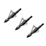 Muzzy MX3 3 Blade 0.26 lb Grain Fixed Archery Broadheads (3 Pack) - Retail: $79