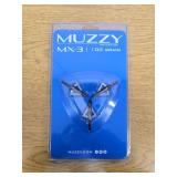 Muzzy MX3 3 Blade 0.26 lb Grain Fixed Archery Broadheads (3 Pack) - Retail: $79