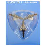 Muzzy MX3 3 Blade 0.26 lb Grain Fixed Archery Broadheads (3 Pack) - Retail: $79