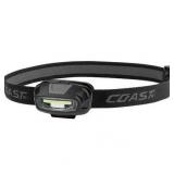 COAST FL13 380 Lumen LED Headlamp: Impact-Resistant, Water-Resistant, Battery Powered, Red Light, High & Low Modes (MISSING BAND)