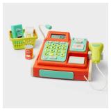 Cash Register Set - Gigglescape: Educational Toy, Pretend Shopping Accessories, Play Money, Ages 3+, 31 Pieces
