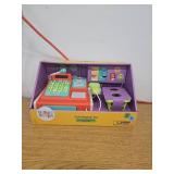 Cash Register Set - Gigglescape: Educational Toy, Pretend Shopping Accessories, Play Money, Ages 3+, 31 Pieces