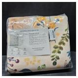 4x6 Floral Rug for Girls Bedroom, Machine Washable Area Rugs with Non Slip Backingfor Living Room, Cute Flowers Carpet Kitchen Dining Room Kids Playroom Decor, Peach White