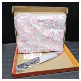 Womens Barbara Dress Costume Pink Floral Print Dress Halloween Cosplay Outfit Suit (2X-Large)