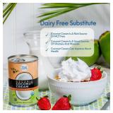 Thai Coco - Organic Coconut Cream Full Fat Unsweetened Heavy Cream - 14 fl. oz. 6 BB 04/12/2026