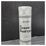 Shelf & Drawer Liner, Non-Adhesive Strong Grip Thickened Kitchen Cabinet Liner, Waterproof Easy to Clean Shelf Paper for Dresser, Pantry, Bathroom, Cupboard (Silver Marble, 12Inch x 120Inch)