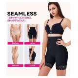 Nebility Plus Size Shapewear Tummy Control Underwear Butt Lifting Panties Hi-Waist Trainer Body Shaper Short Thigh Slimmer. Medium