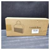 DALINDA Lunch Bag Lunch Box for Women Men Reusable Insulated Lunch Tote Bag, Handbags Case High Capacity for Travel Work Picnic,white