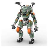DIY Model Building Blocks Set for Vanguard-Class Titan BT-7274 Mecha, 528 Piece Set