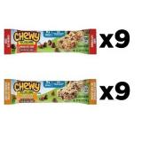 Quaker Chewy 3 Flavor Reduced Sugar Variety Pack Granola Bars - 15.2oz/18ct BB 11/28/25