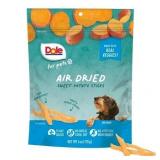 Dole Air Dried Sweet Potato Veggie Sticks Dog Treats, Made with Real Sweet Potato, Single Ingredient, 6oz BB 11/02/25