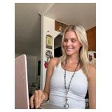 Lot of 2 Tinctish Lanyard ID Badges and Keys