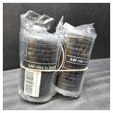 Lot of 2, Hair Ties for Women Girls, 15 Pcs Elastics Bands Ponytail Holders for Thick Hair, No Damage No Crease Elastics. Black in color.