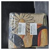 SHIYUE Fall Pumpkin Funny Decorative Doormat, Thanksgiving Seasonal Fall Low-Profile Switch Rug Door Mat Floor Mat for Indoor Outdoor 17x29 Inch Black