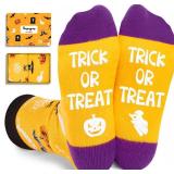 Lot if 2, HAPPYPOP Halloween Gifts - Socks Kids Boy Girls, Horror Spooky Ghost Socks Teens Adult