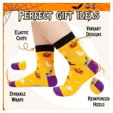 Lot if 2, HAPPYPOP Halloween Gifts - Socks Kids Boy Girls, Horror Spooky Ghost Socks Teens Adult
