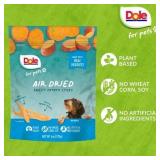 Dole Air Dried Sweet Potato Veggie Sticks Dog Treats, Made with Real Sweet Potato, Single Ingredient, 6oz BB 10/2/27