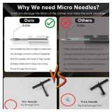 Tagging Gun for Clothing, Fine Stitch Mini Stitch Gun for Clothes, Stitching Quick Clothing Fixer Sewing, Quilting Hemming Quick Stitch with 6 Needles Pink