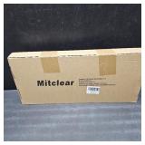 Professional Window Cleaning Kit 14IN, with Silicone Squeegee Blade, Microfiber Scrubber & Cloth, Windows Cleaning Tools, All-in-one Window Washing Supplies, Commercial & Household Use