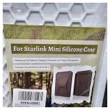 Protective Cover Compatible with Starlink Mini, Silicone Protective Case Compatible for Mini Starlink Dish Antenna Protector,Portable Full Cover Shell-White.13"X10"