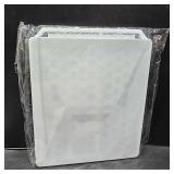 Protective Cover Compatible with Starlink Mini, Silicone Protective Case Compatible for Mini Starlink Dish Antenna Protector,Portable Full Cover Shell-White.13"X10"