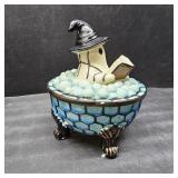 Christmas Halloween Party Ghost Bubble Bath Lamp, Halloween Ghost Night Light, Cute LED Lamp for Bathroom Decor, Ghost-Themed Bathtub Lamp for Halloween Party or Gift