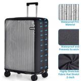 oscaurt Luggage Cover Clear Travel Suitcase Protector No Disassembly Suitcase Covers for Luggage 30 inch Transparent PVC Luggage Protector with Zipper