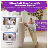 Baby Head Protector Backpack   Toddler Safety Cushion for Crawling & Walking   Infant Fall Protection Pillow with Adjustable Straps   Comes with Knee Pads & Non-Slip Baby Socks (Elephant)