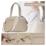 Oubagur Lightweight Duffle Bag for Travel, Gym & Weekender with Water-Resistant Wet Pocket, Carry-On Approved Personal Item Bag for Men & Women. Picture is for reference only.This item is Pink color