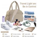 Oubagur Lightweight Duffle Bag for Travel, Gym & Weekender with Water-Resistant Wet Pocket, Carry-On Approved Personal Item Bag for Men & Women. Picture is for reference only.This item is Pink color