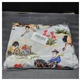 Vintage Cowboy Horse Rider Baby Crib Sheets for Boy Girl 52"x28" Retro Western Cowboy Fitted Crib Mattress Cover Dessert Wild West Soft Baby Bed Sheets for Standard Crib and Toddler Mattress Pads