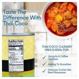 Thai Coco - Organic Coconut Milk Full Fat Unsweetened - 14 fl. oz. 6 Pk. BB 5/13/2026