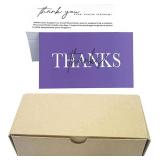 RXBC2011 Thank you for your order Cards Pack of 450 Card Purple