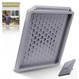 Starlink Mini Silicone Protective Cover with Adhesive Stickers, Anti-Bump & Anti-Drop for Starlink Mini Satellite Dish (Gray)